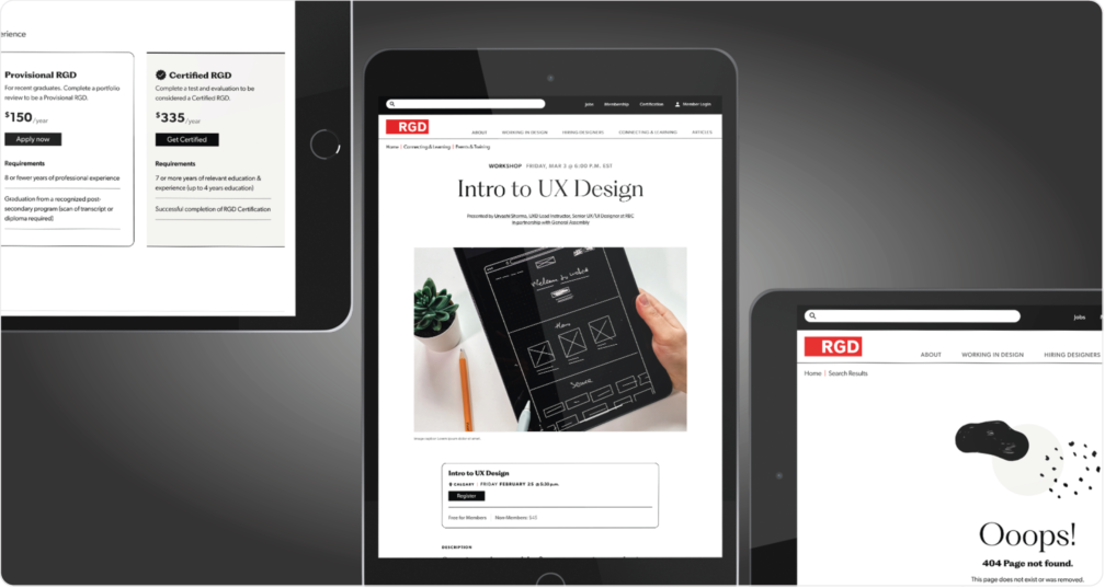 Dave Hurds's RGD website redesign